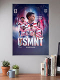National Heroes | USA Mens National Team | Football Poster