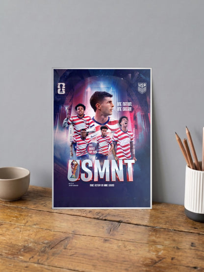 National Heroes | USA Mens National Team | Football Poster