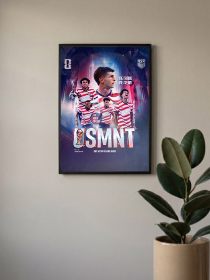 National Heroes | USA Mens National Team | Football Poster