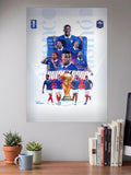 Kings of the Pitch | France National Team | Football Poster