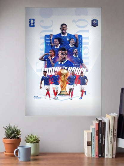 Kings of the Pitch | France National Team | Football Poster
