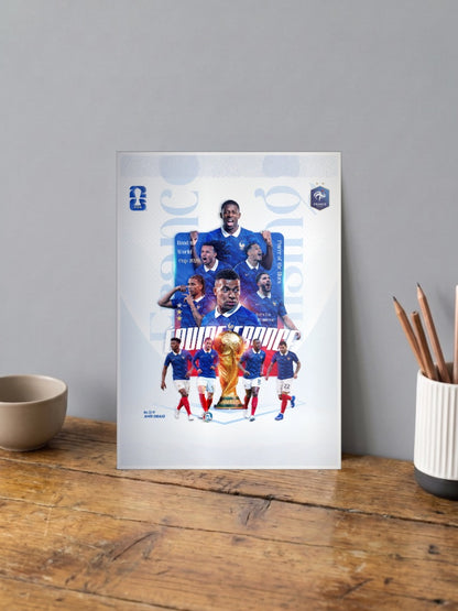 Kings of the Pitch | France National Team | Football Poster