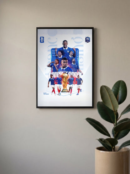 Kings of the Pitch | France National Team | Football Poster