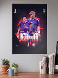 Victory Roar | Japan National Team | Football Poster