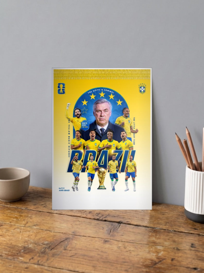 Football Royalty | Brazil National Team | Football Poster