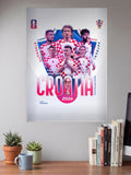Road to Glory | Croatia National Team | Football Poster