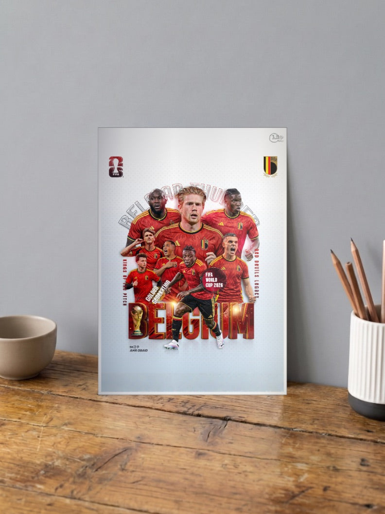 Stadium Legends | Belgium National Team | Football Poster