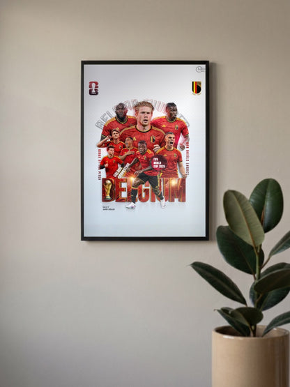Stadium Legends | Belgium National Team | Football Poster