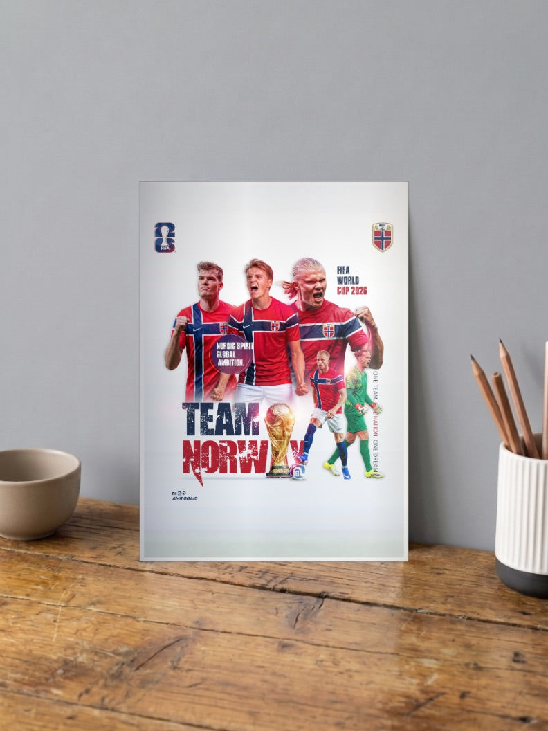 Golden Generation | Norway National Team | Football Poster