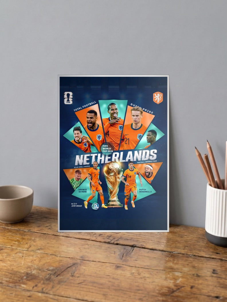 Matchday Kings | Netherlands National Team | Football Poster
