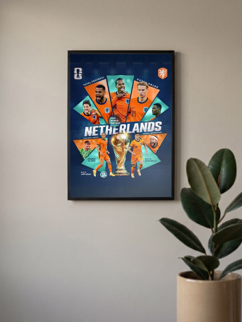 Matchday Kings | Netherlands National Team | Football Poster