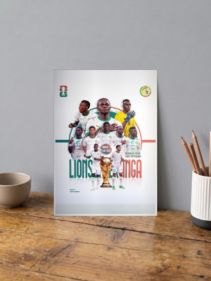 World Cup Dream | Senegal National Team | Football Poster