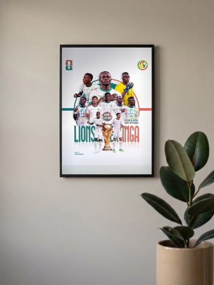 World Cup Dream | Senegal National Team | Football Poster