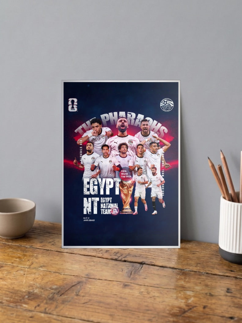 Pride of the Nation | Egypt National Team | Football Poster