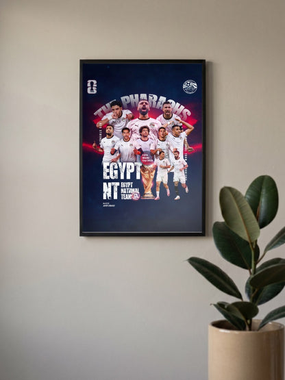 Pride of the Nation | Egypt National Team | Football Poster