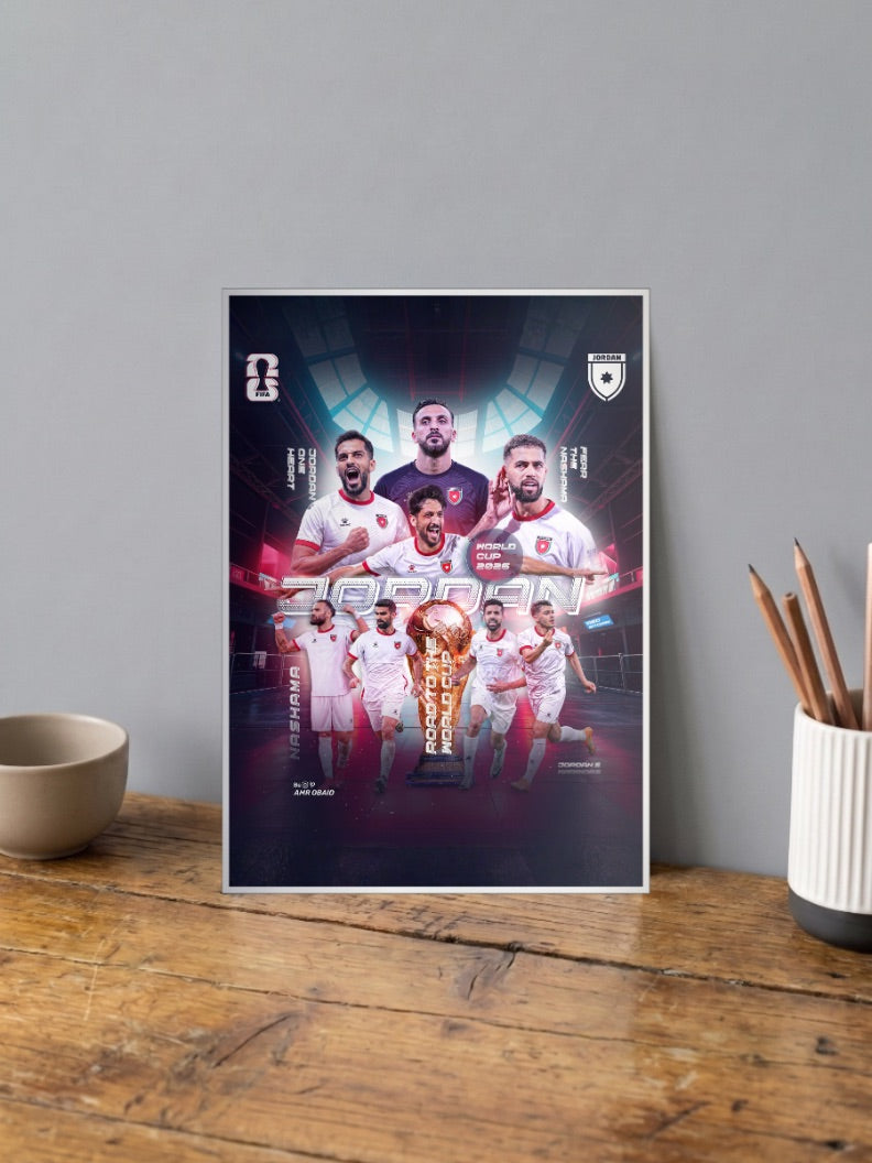 Glory Chasers | Jordan National Team | Football Poster