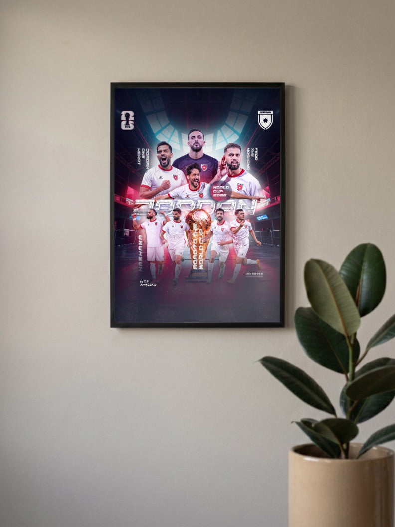 Glory Chasers | Jordan National Team | Football Poster