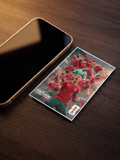 National Heroes | Portugal Cristiano Ronaldo | Football Poster