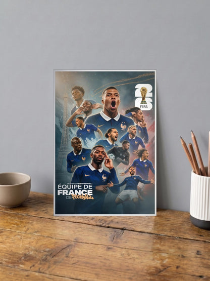 Kings of the Pitch | France National Team 2022 | Football Poster