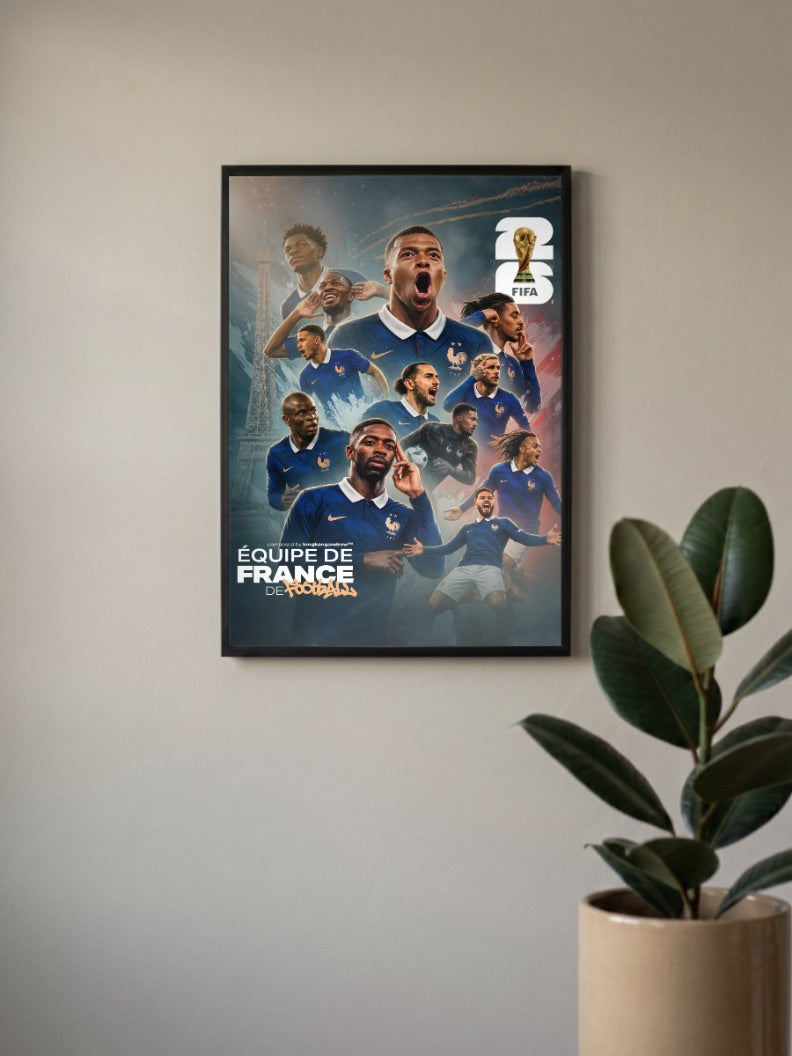 Kings of the Pitch | France National Team 2022 | Football Poster