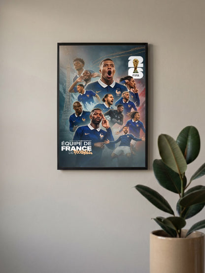 Kings of the Pitch | France National Team 2022 | Football Poster
