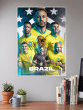 Football Icon | Brazil National Team | Football Poster