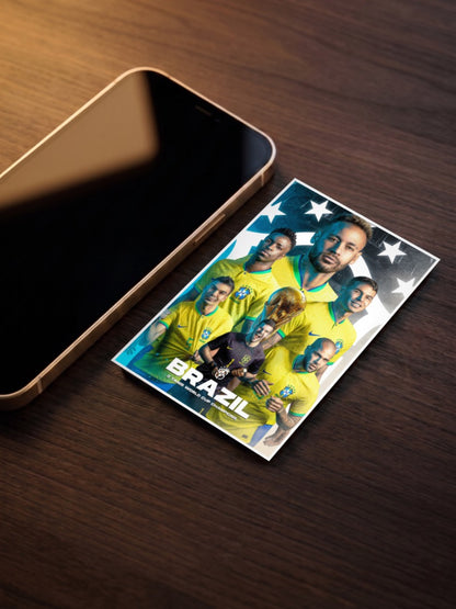 Football Icon | Brazil National Team | Football Poster