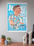 Glory Night | Julian Alvarez | Football Poster