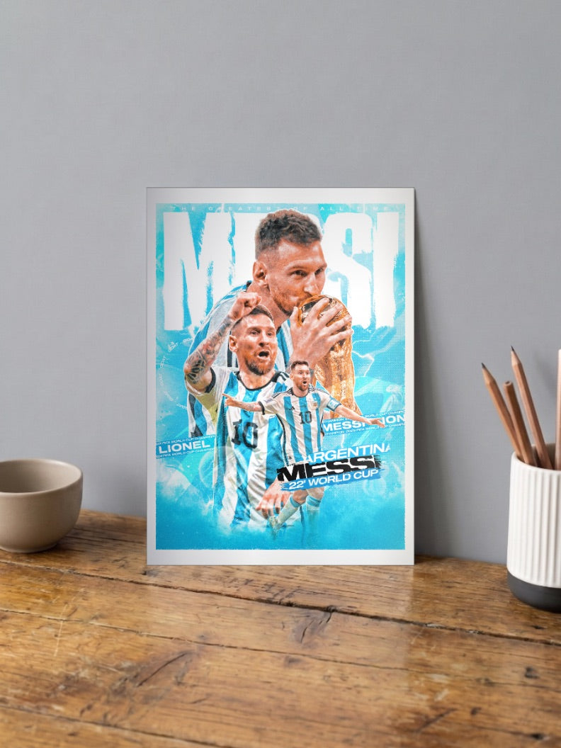 Champion Spirit | Lionel Messi | Football Poster