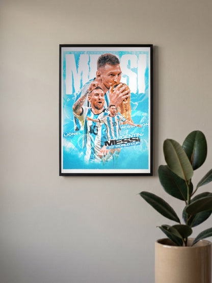 Champion Spirit | Lionel Messi | Football Poster