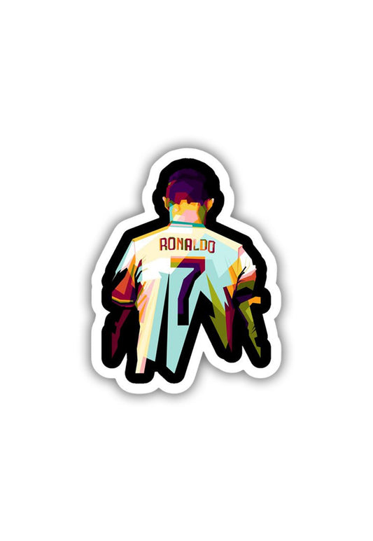 Ronaldo Jersey Art Sticker