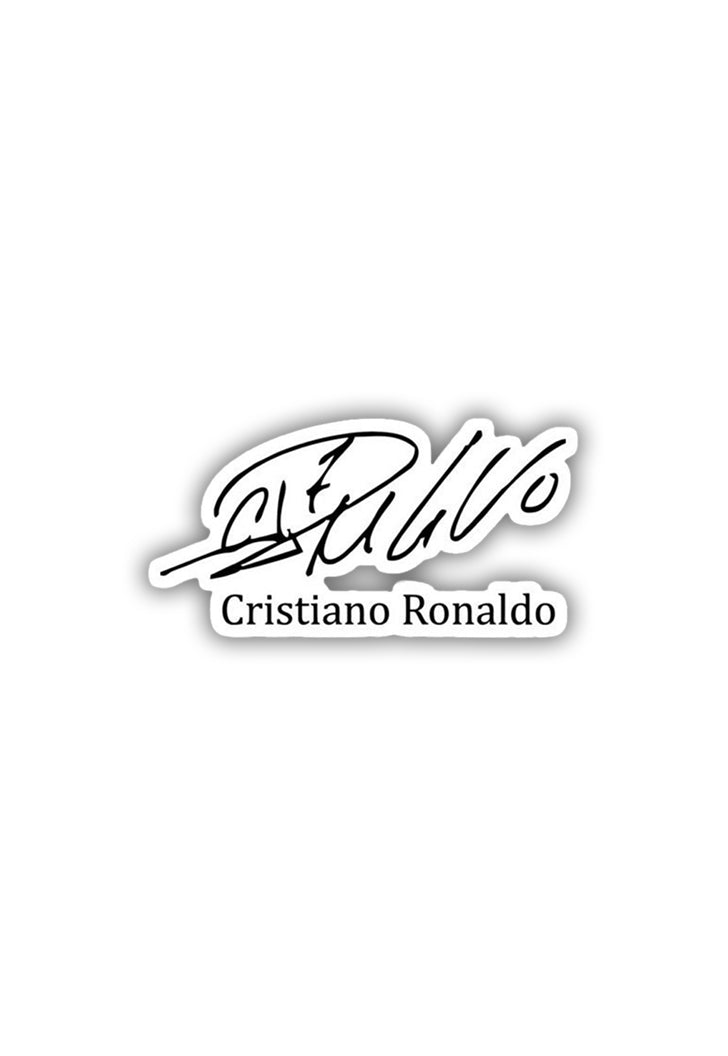 Cristiano Ronaldo Autograph Sticker