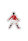 Cristiano Ronaldo SIU Silhouette  Sticker