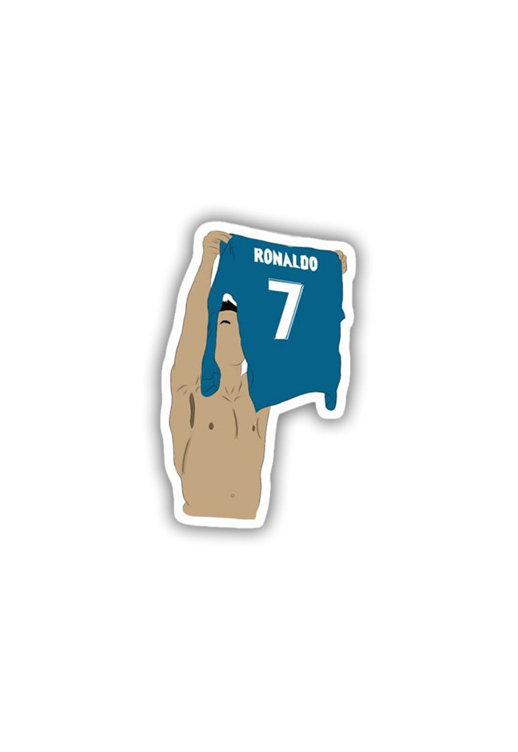 Ronaldo Jersey Tee Sticker