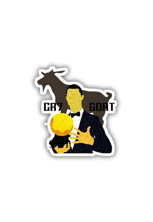 Ronaldo - CR7 G.O.A.T. Sticker