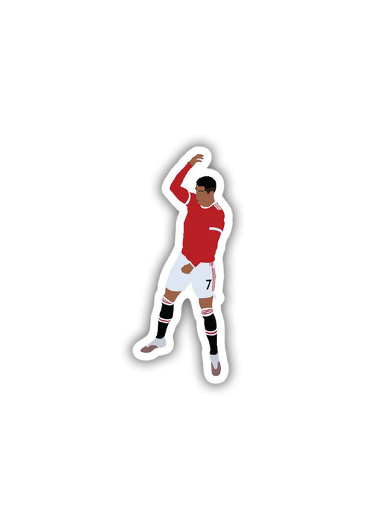 Ronaldo's Red Homecoming Sticker