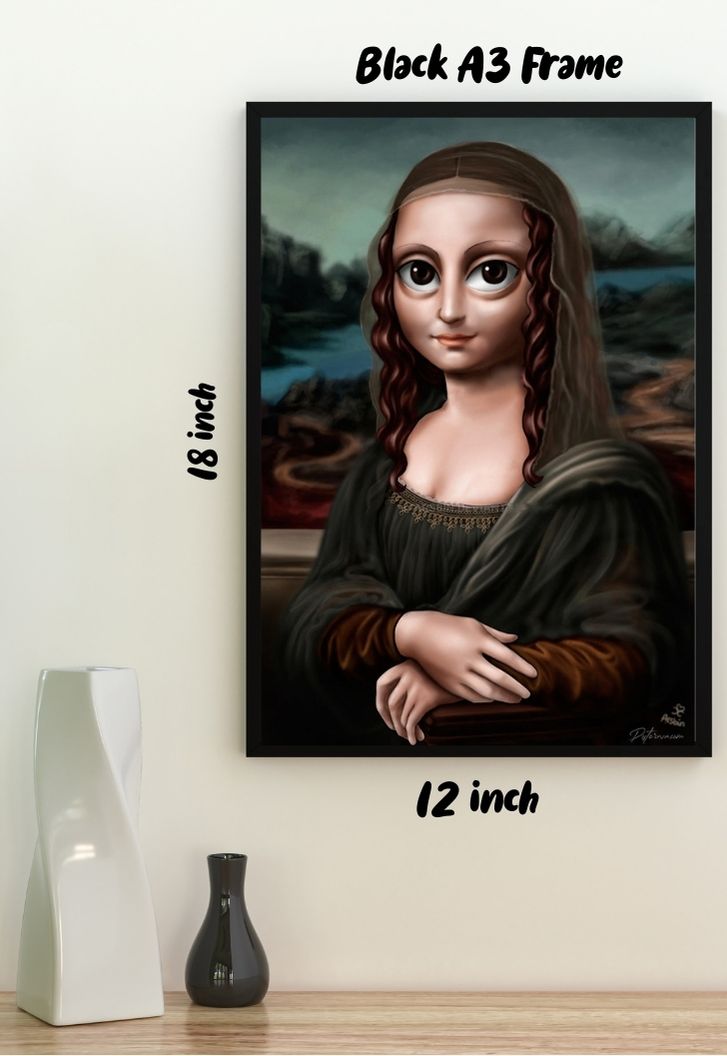 Mona Lisa Funny Poster