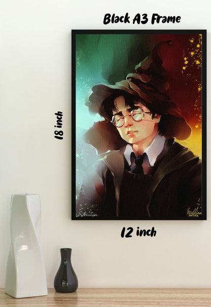 Harry Sorting Hat Poster