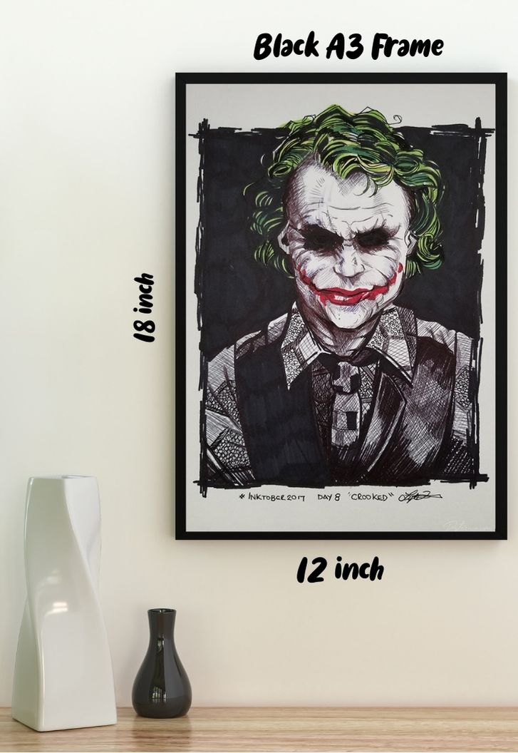 Heath ledger Joker Poster