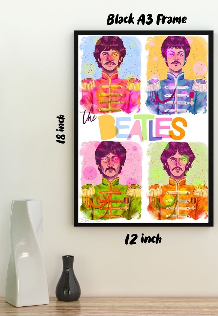 Beatles Band Poster