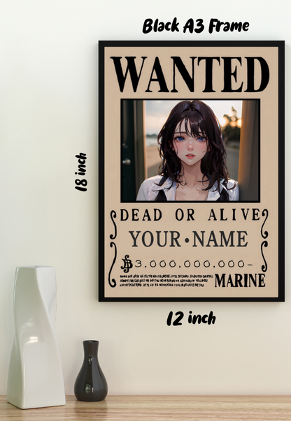 Custom Bounty Wanted Poster