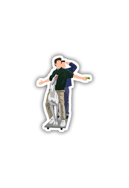 Joey and Chandler Sticker