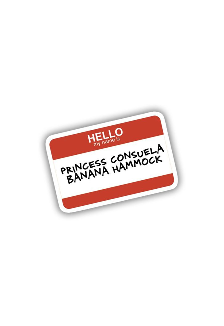 Phoebe: Princess Consuela Banana Hammock Sticker