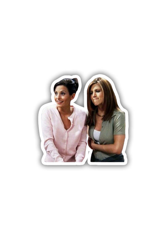 Monica and Rachel Sticker