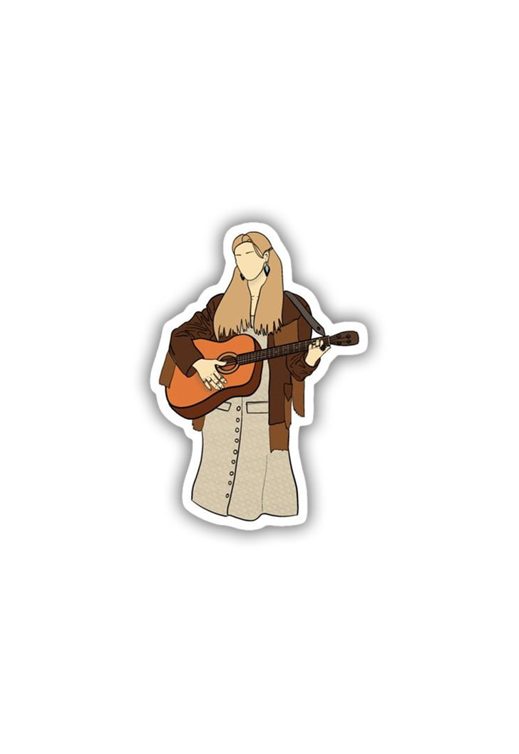 Phoebe Singing Sticker