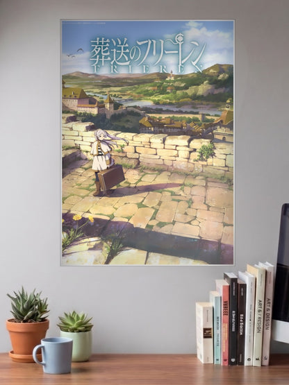 Frieren Teaser Visual Anime Poster