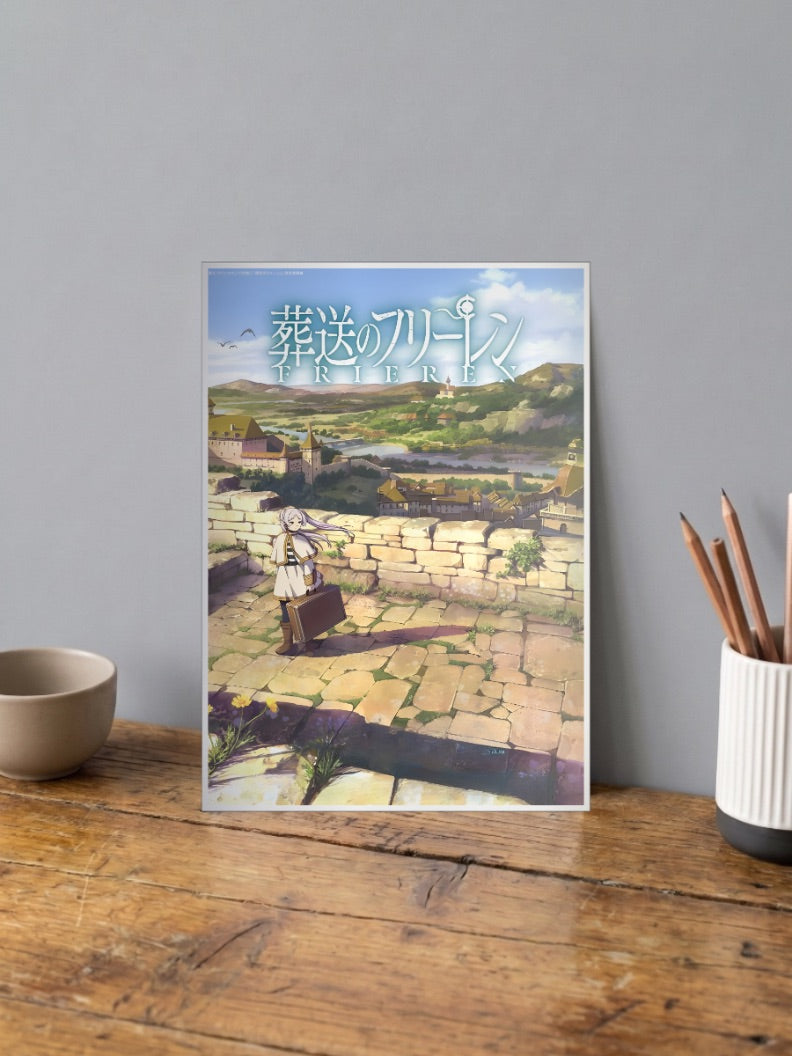 Frieren Teaser Visual Anime Poster