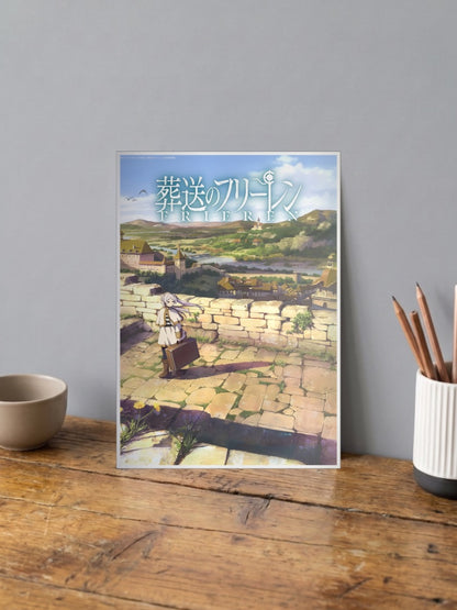 Frieren Teaser Visual Anime Poster