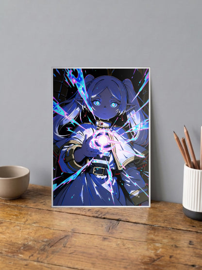 Frieren Magic Effects Anime Poster