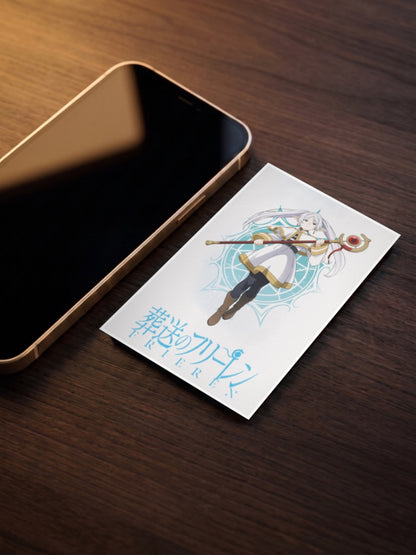 Frieren Elf Mage Anime Poster